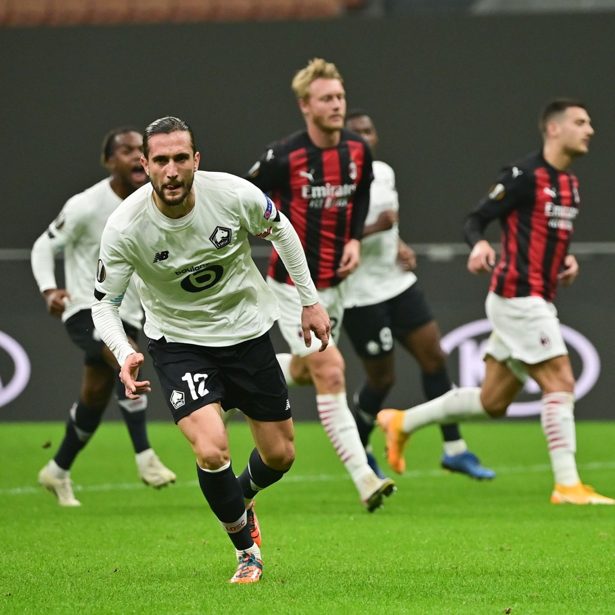 Lille thắng đậm AC Milan tại San Siro. Ảnh: Getty