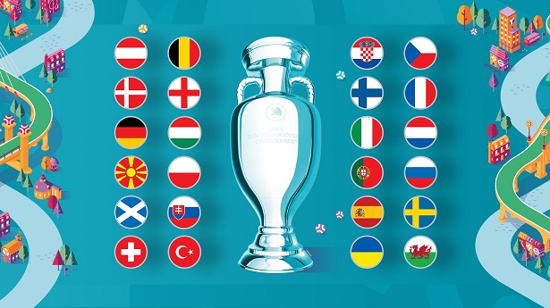 Vòng chung kết Euro 2020 đã xác định đủ 24 đội tuyển