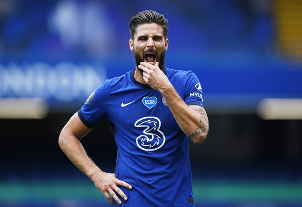 Giroud đang thất vọng vì phải ngồi dự bị quá lâu ở Chelsea