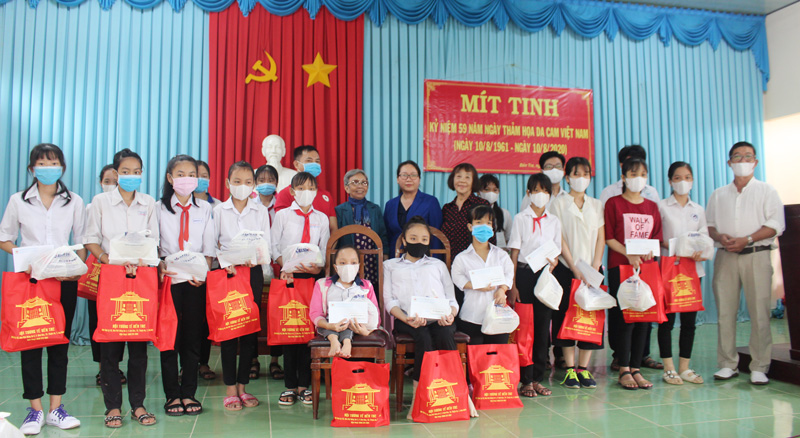 Mít-tinh kỷ niệm 69 năm Ngày thảm họa da cam Việt Nam.