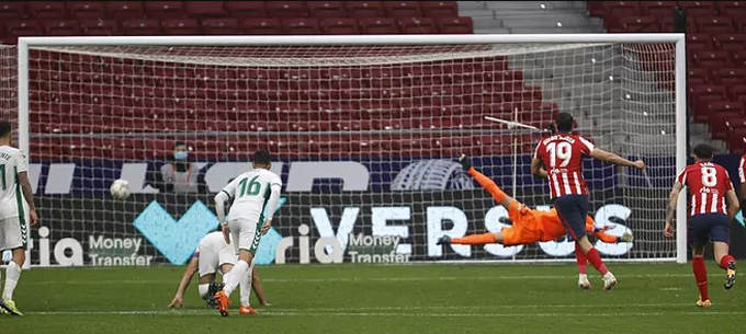 Costa ấn định tỷ số 3-1 trận Atletico vs Elche