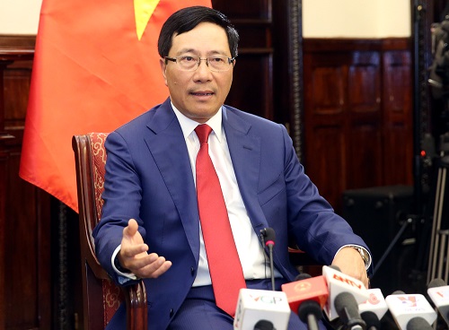 Phó thủ tướng Phạm Bình Minh. Ảnh: VGP