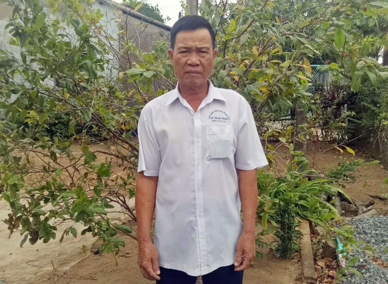 Chi hội trưởng nông dân tiêu biểu ở xã Thạnh Phong Chi hội trưởng Chi hội Nông dân ấp Thạnh Hòa Trịnh Văn Ngùng