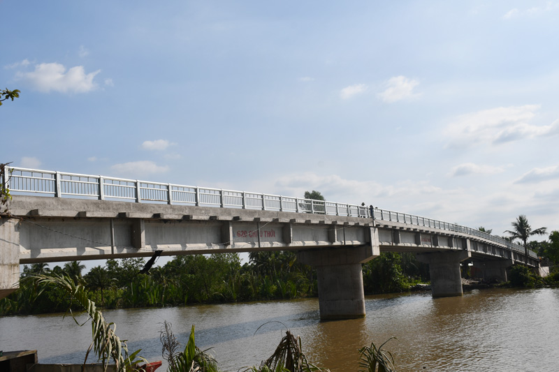 Hoàn thành cơ bản cầu Trường Thịnh.