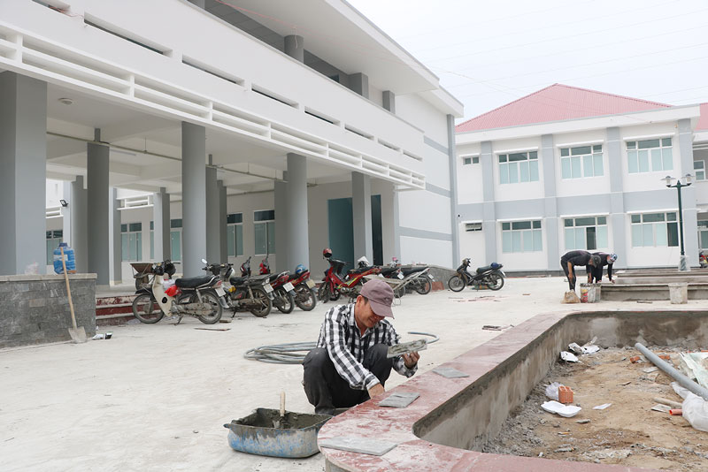 Dự án xây dựng Trung tâm Bảo trợ xã hội tỉnh đạt 95% khối lượng Một góc xây dựng mới tại Trung tâm Bảo trợ xã hội tỉnh.