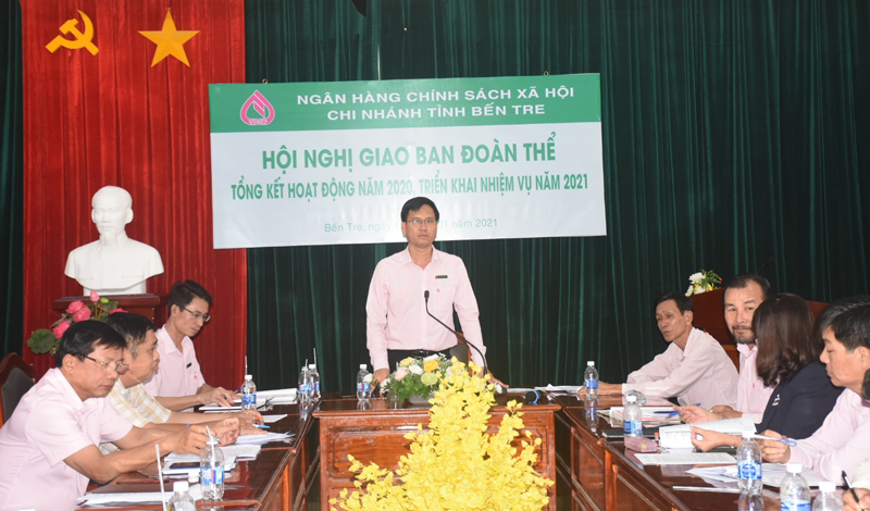 Dư nợ tín dụng ủy thác đạt trên 2,72 ngàn tỷ đồng Họp tổng kết hoạt động ủy thác năm 2020 và định hướng nhiệm vụ năm 2021.