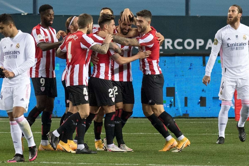 Athletic Bilbao có chiến thắng thuyết phục trước Real ở Siêu Cúp TBN.