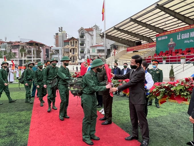 Năm nay, Hà Nội có hơn 4.000 thanh niên lên đường nhập ngũ 