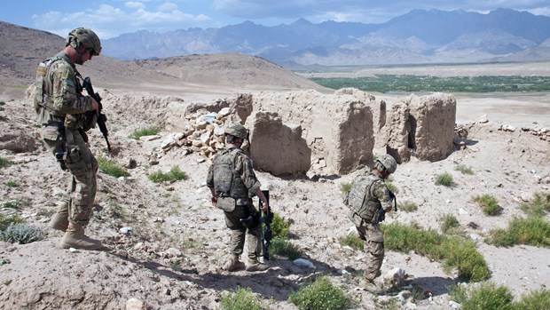 Binh lính Mỹ ở Afghanistan. (Nguồn: AP)