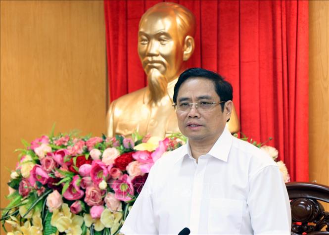Đồng chí Phạm Minh Chính, Ủy viên Bộ Chính trị, Trưởng Ban Tổ chức Trung ương. Ảnh: TTXVN