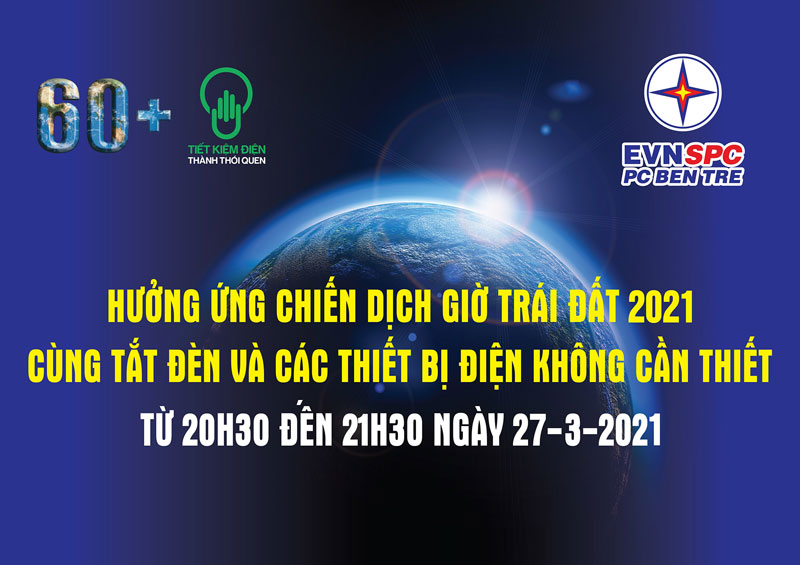 Giờ trái đất năm 2021 - Lên tiếng vì thiên nhiên.