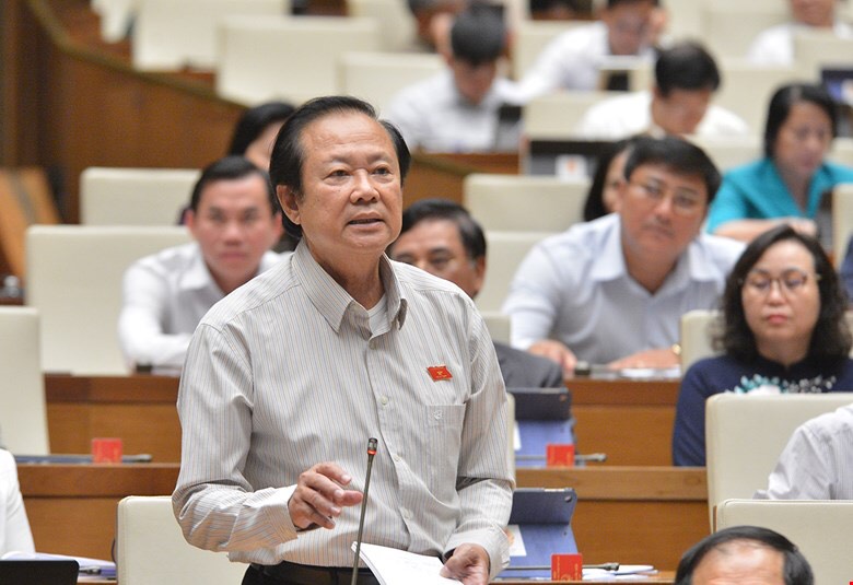 Thảo luận về các báo cáo của Chủ tịch nước, Chính phủ Đại biểu Nguyễn Việt Thắng phát biểu tại phiên thảo luận.