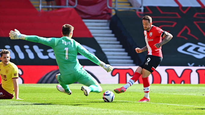 Ings đã đóng góp vào chiến thắng 3-2 của Southampton trước Bunrley