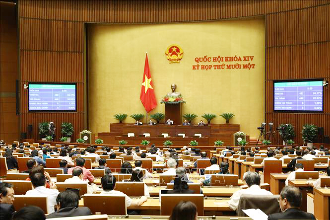 Thông cáo báo chí số 11 Kỳ họp thứ 11, Quốc hội khóa XIV Kỳ họp thứ 11, Quốc hội khoá XIV, ngày 7-4-2021.