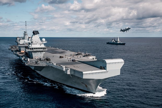 Tàu sân bay HMS Queen Elizabeth. Nguồn: PA