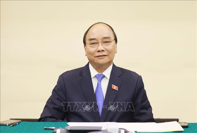 Chủ tịch nước Nguyễn Xuân Phúc tham dự Phiên khai mạc Diễn đàn châu Á Bo Ao Chủ tịch nước Nguyễn Xuân Phúc. Ảnh: Thống Nhất/TTXVN