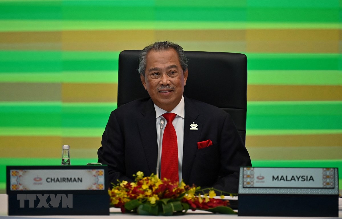 Thủ tướng Malaysia Muhyiddin Yassin phát biểu tại Kuala Lumpur. (Ảnh: AFP/TTXVN)