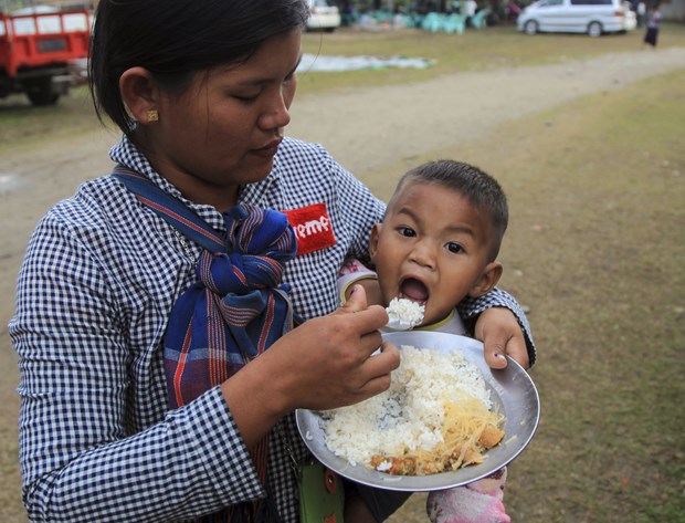Người dân tại bang Kachin, Myanmar. Ảnh: AP