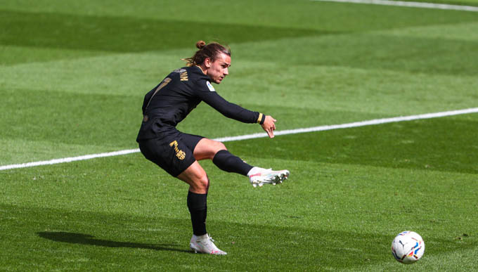 Griezmann thay Messi 'gánh team' Griezmann là người hùng của Barca ở trận thắng Villarreal