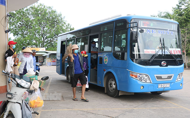 Đầu tư phương tiện hành khách công cộng bằng xe buýt được hỗ trợ lãi suất.