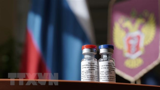 Philippines tiếp nhận lô vaccine Sputnik V đầu tiên từ Nga Vaccine Sputnik V phòng COVID-19 của Nga. (Ảnh: AFP/TTXVN)