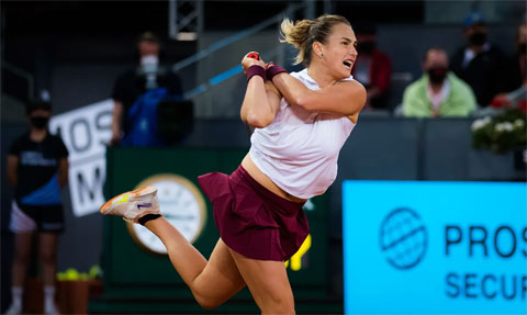 Aryna Sabalenka mới có danh hiệu WTA 500 ở Abu Dhabi hồi tháng Giêng đầu năm 2021