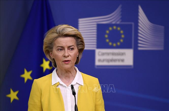 Chủ tịch Ủy ban châu Âu Ursula von der Leyen. Ảnh: AFP/TTXVN