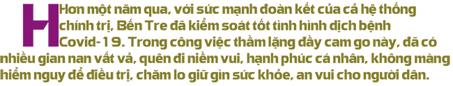 Bến Tre với “cuộc chiến” chống Covid-19