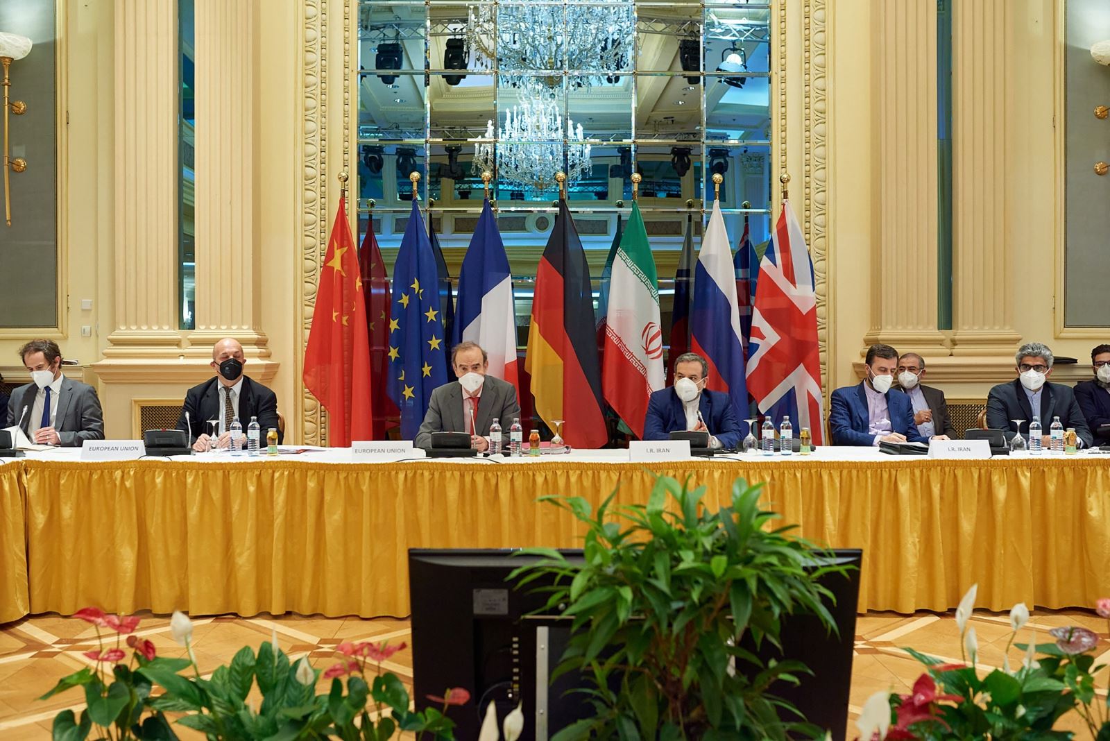 Toàn cảnh cuộc đàm phán giữa đại diện Nga, Trung Quốc, Đức, Pháp, Anh và Iran về JCPOA tại Vienna, Áo ngày 19-5-2021. Ảnh: THX/TTXVN