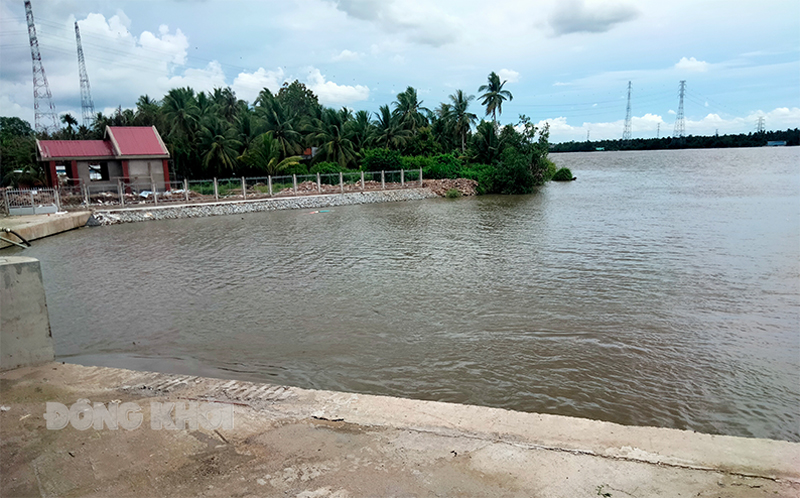 Khu vực sông xảy ra tai nạn.
