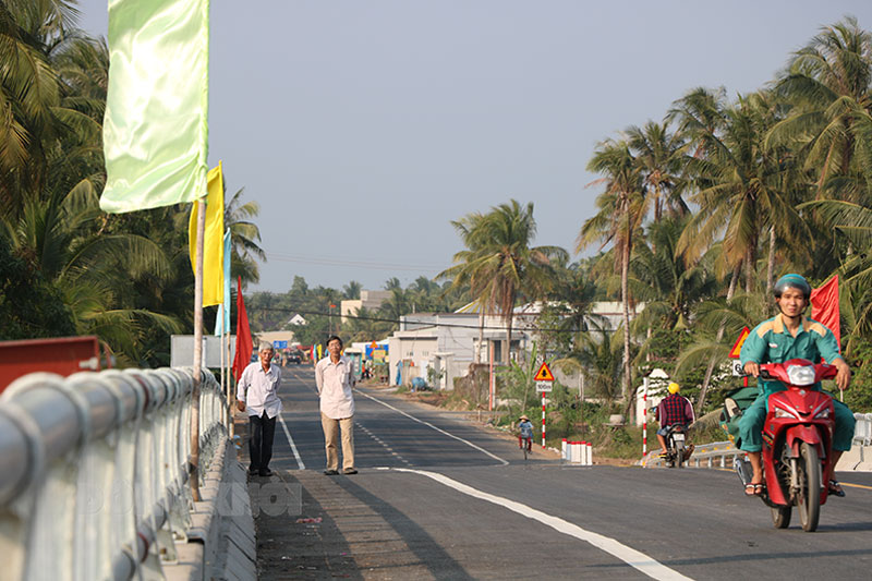 Dự án giai đoạn 2 hoàn thành giúp người dân Bến Tre mở rộng cơ hội giao thương.