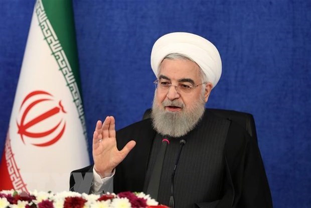 Tổng thống Iran kêu gọi đảm bảo sự cạnh tranh trong cuộc bầu cử Tổng thống Iran Hassan Rouhani (Nguồn: AFP/TTXVN)