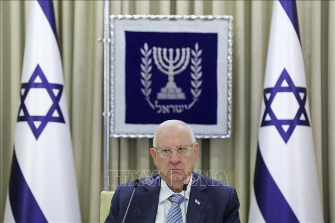 Tổng thống Israel Reuven Rivlin tại cuộc họp ở Jerusalem. Ảnh: AFP/TTXVN