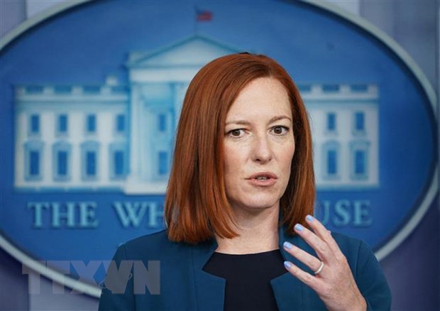 Thư ký báo chí Nhà Trắng Jen Psaki. (Ảnh: AFP/TTXVN)