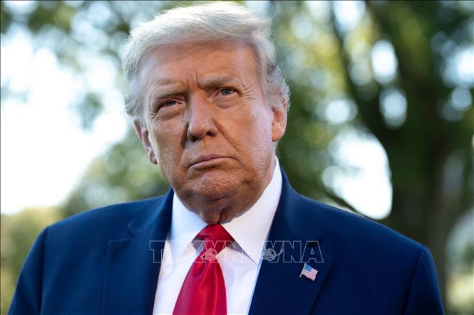 Ông Donald Trump phát biểu với báo giới tại Washington, DC, ngày 21-9-2020. Ảnh: AFP/ TTXVN