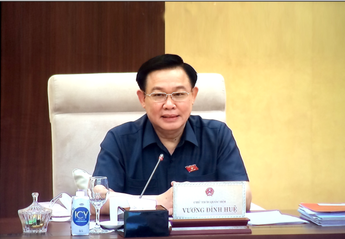 Kỳ họp thứ nhất, Quốc hội khóa XV dự kiến khai mạc vào 20-7-2021 Chủ tịch Quốc hội Vương Đình Huệ chủ trì phiên họp. Ảnh: VGP/Nguyễn Hoàng