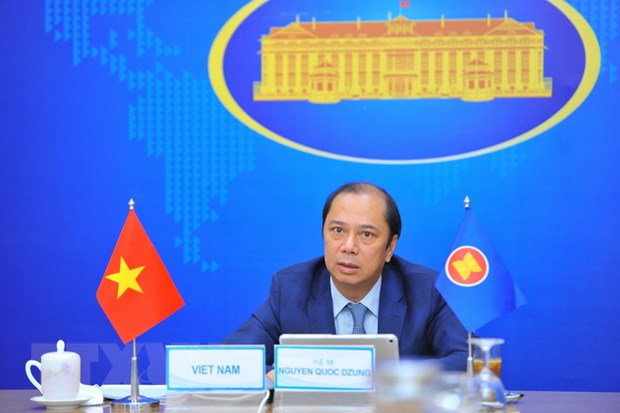Việt Nam dự Hội nghị Quan chức cao cấp ASEAN và Hội nghị SEANWFZ ExCom Thứ trưởng Nguyễn Quốc Dũng. Ảnh: Minh Đức/TTXVN