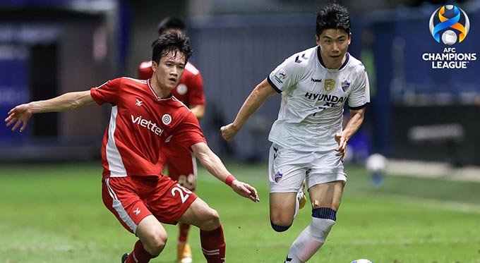 Viettel chơi kiên cường trước ĐKVĐ Champions League - Ulsan Hyundai