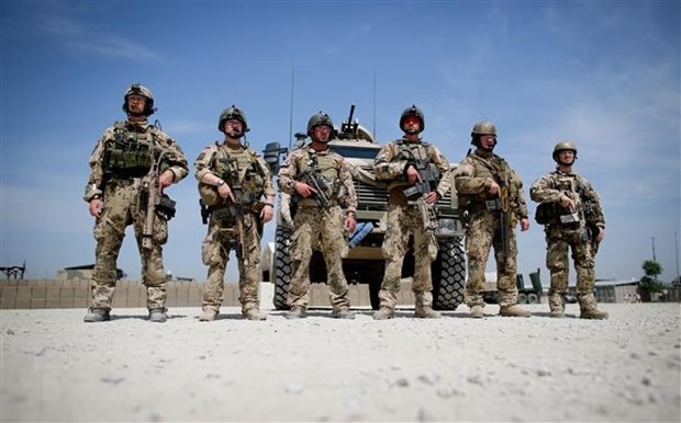 Binh sỹ Đức tuần tra tại tỉnh Kunduz, Afghanistan, ngày 10-5-2013. (Ảnh: AFP/TTXVN)