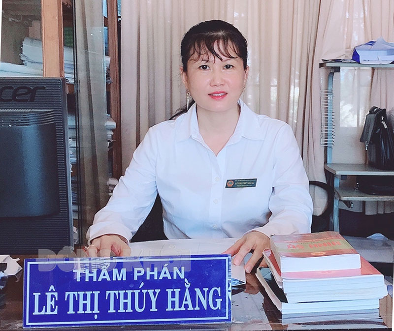 Thẩm phán Lê Thị Thúy Hằng.