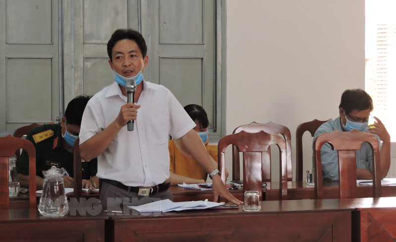 Châu Thành không tụ tập từ 10 người trở lên ngoài phạm vi công sở, trường học, bệnh viện Dừng tất cả các hoạt động hội họp, các sự kiện tập trung trên 20 người trong 1 phòng.