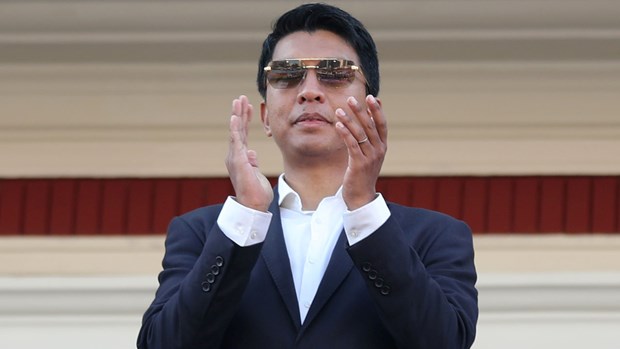 Tổng thống Madagascar Andry Rajoelina. (Nguồn: guardian.ng)