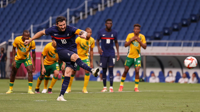 Gignac tỏa sáng với cú hat-trick ở trận U23 Pháp vs U23 Nam Phi