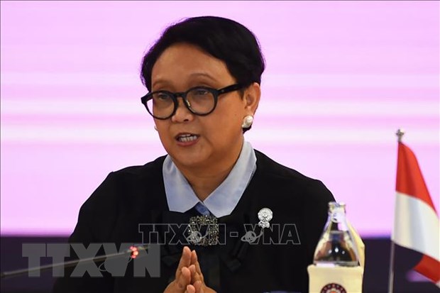 Ngoại trưởng Indonesia Retno Marsudi. (Ảnh: AFP/TTXVN)