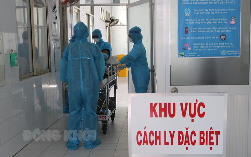 Xử lý dịch bệnh hiệu quả để tránh lây lan Bệnh viện bố trí khu điều trị đảm bảo kiểm soát nhiễm khuẩn.