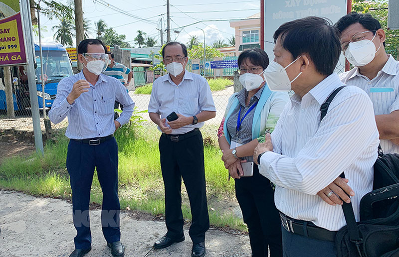 Châu Thành chung tay vượt qua đại dịch Covid-19 Ảnh: Phạm Tuyết