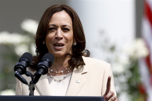 Phó tổng thống Mỹ Kamala Harris. Ảnh: THX/TTXVN