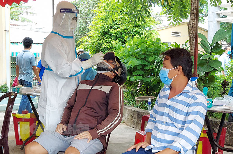 Đến 18 giờ ngày 26-8-2021, tỉnh có thêm 21 ca mắc Covid-19 Chiến dịch test nhanh tầm soát cộng đồng đang trong chu kỳ xét nghiệm lần 2.