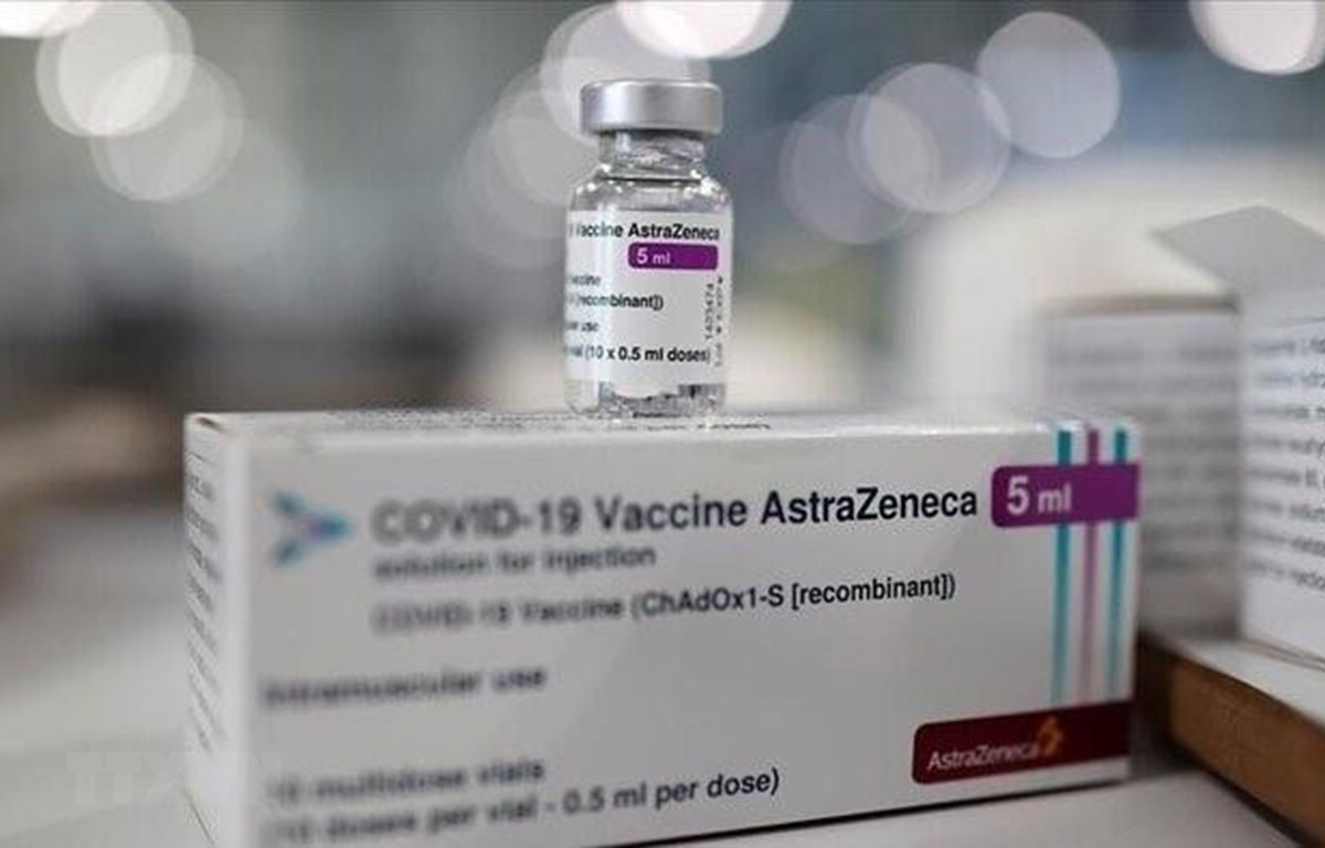 Vaccine ngừa COVID-19 của hãng dược phẩm AstraZeneca. (Ảnh: IRNA/TTXVN)