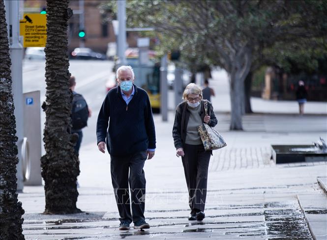 Cảnh vắng vẻ trên đường phố ở Sydney, Australia, ngày 26-8-2021. Ảnh: THX/TTXVN